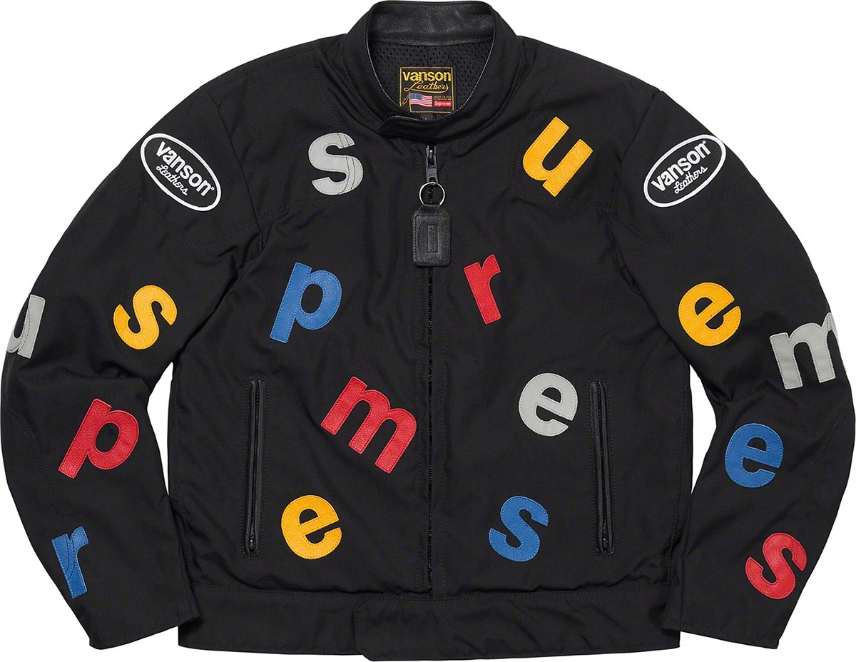 Supreme®/Vanson Leathers® Letters Cordura® Jacket view 3